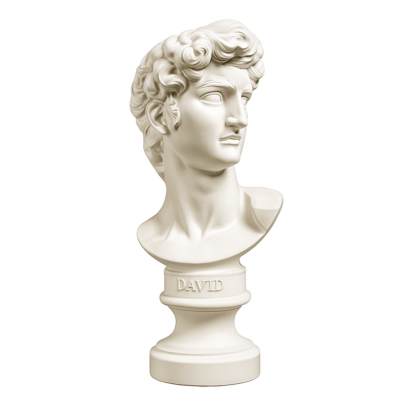 Escultura Busto David De Michelangelo