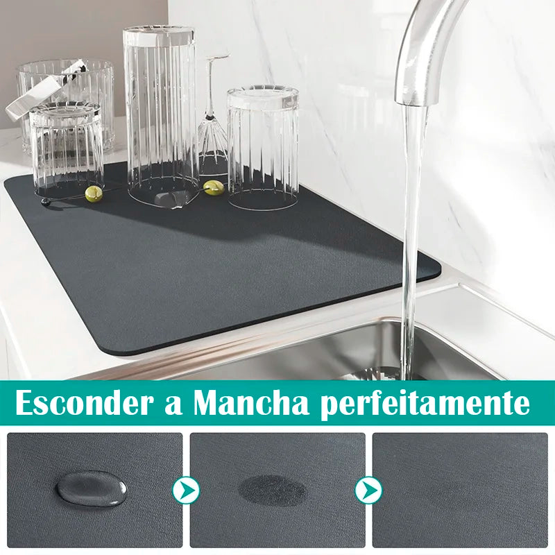 Tapete Escorredor de Louça Para Cozinha