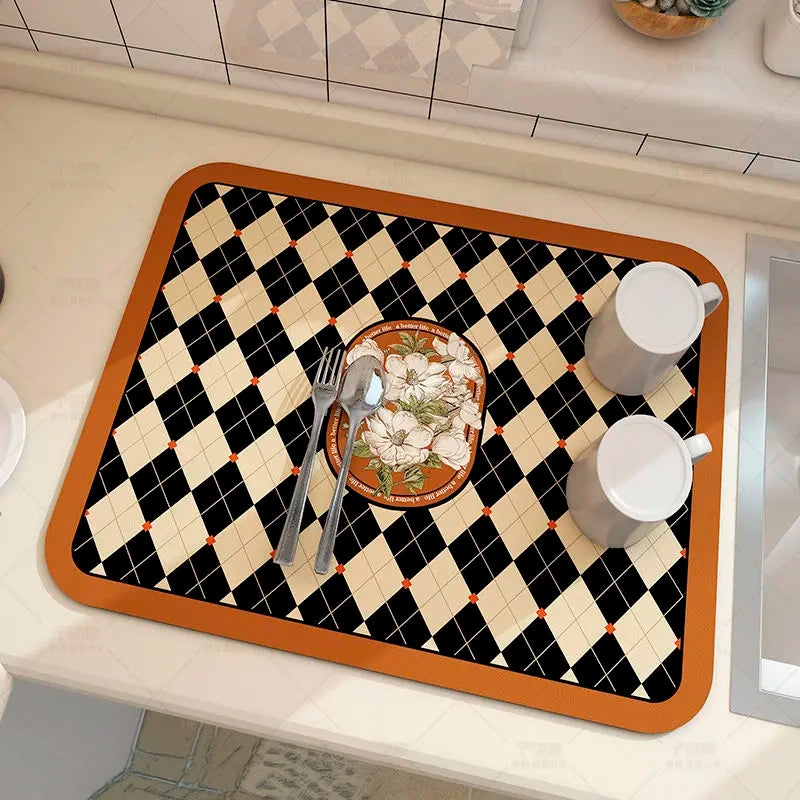 Tapete Escorredor de Louça Para Cozinha
